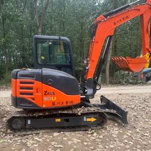 Excavatrice d'occasion pas chère Hitachi ZX50 5 tonnes Moteur d'origine Excavatrice d'occasion Mini excavatrice d'occasion avec EPA Faible nombre d'heures de travail - Product Image 1