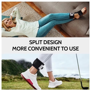 Универсальный регулируемый ортопедический фиксатор для стопы при отвисании стопы, ночная шина при подошвенном фасциите для поддержки голеностопа с обезболивающим эффектом - Product Image 6
