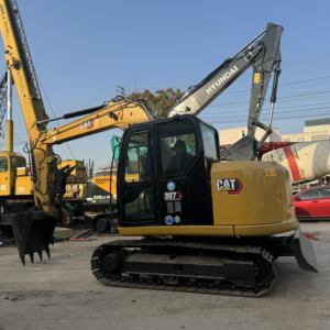 Mini-excavatrice sur chenilles Caterpillar 307E2, poids opérationnel de 7 tonnes, faible nombre d'heures, pompe hydraulique, moteur, boîte de vitesses d'occasion - Product Image 4