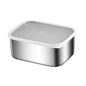 Contenitori per il ristorante con logo cina lunch box fornitore rettangolare più cubici contenitore di conservazione degli alimenti set per le imprese