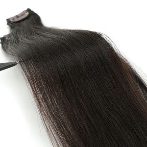 Extensions de cheveux vierges chinois 100% Remy de haute qualité, invisibles, double trame, double trame, sans couture, à clips, lisses et soyeuses - Product Image 5