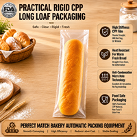 Sacs à pain micro-perforés en CPP haute clarté pour fabricants d'emballages de boulangerie - Vente en gros