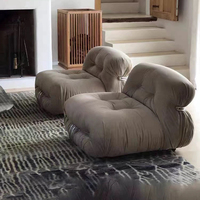 Loisirs blanc petit fauteuil rebond en peluche canapé meubles d'appoint chaises de luxe modernes pour salon chaise longue moderne