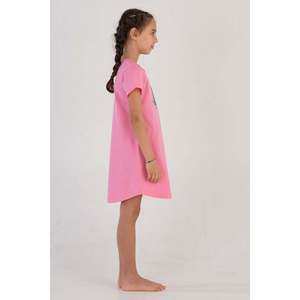 Túnica ovalada de manga corta con cuello para niñas, ropa de dormir, tallas 9-10/15-16 - Product Image 2