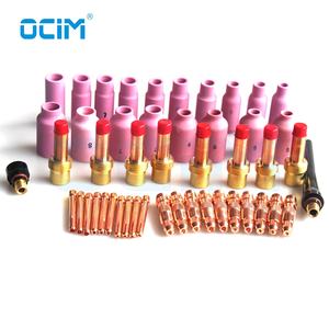 טיג ריתוך אביזר 48 יח ערכת גביע גז קוללט עבור tigg לפיד טיץ wp17/18/26 - Product Image 1