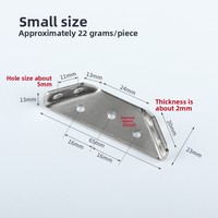 Surface polie de support de cadre de support de triangle multifonctionnel d'acier inoxydable