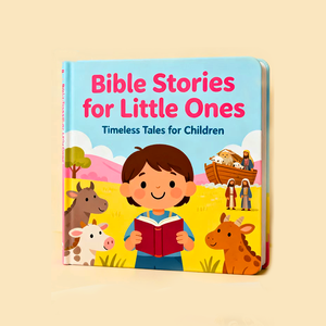 Libro de diario bíblico de tapa dura para niños ecológico con impresión personalizada con materiales de papel y cartón para estudio de niños - Product Image 1