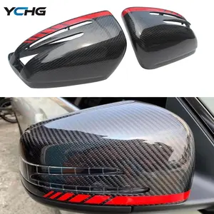 W204 W176 W212 W207 W117 X156 W218 W246 W221 Carbon Fiber Side Mirror Cover for Benz A B C E CLA GLA CLS S Class Replacement