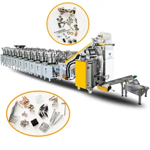 Automatic Furniture Kits Wooden Dowel Pins Screw Hardware Counting and Packing Machine with Vibrating Feeder Customizable