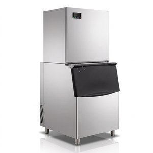 Machine à glaçons commerciale grand format la plus vendue, production de 315 kg de glaçons par jour, compresseur à engrenages, multi-tension (380V/220V/110V) - Product Image 5