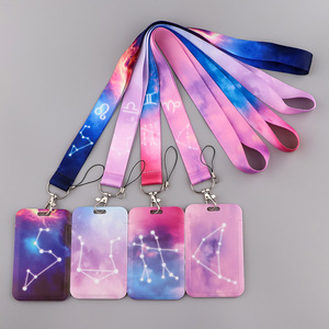 Vente en gros de lanière de constellation étoilée de dessin animé de conception d'anime lanière de porte-clés de téléphone de carte d'identité d'anime lanières porte-clés de téléphone - Product Image 4