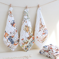 Serviettes de bain en coton de luxe doux et confortable pour laver le visage Ensemble de serviettes pour enfants bavoirs pour bébé