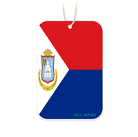 Désodorisant de voiture drapeau Saint-Martin, best-seller, parfums uniques longue durée, désodorisant suspendu pour voitures et camions, patriotique