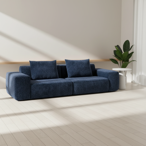 Sofá Compacto Minimalista para Espacios Pequeños Miami - Sofá Moderno de Tela para Sala de Estar - Product Image 1