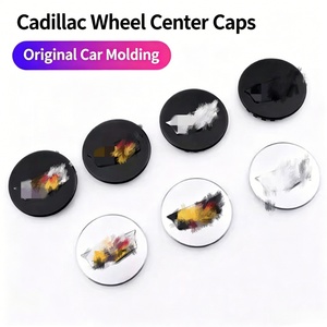 Cache-moyeux de roue de 68 mm pour <span class=keywords><strong>Cadillac</strong></span> XT5 XT6 CT5 CT6 XTS CT4 - Emblème de remplacement - Product Image 4