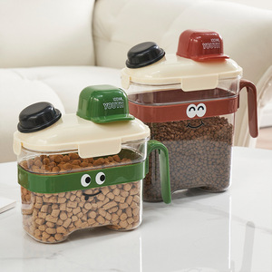 New Arrival Cartoon Plastic Food Storage Container Sealed Moisture-Proof Grain Storage Box - Product Image 5