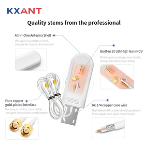 Outdoor High Gian 20Dbi cilindro Dual Antenna 4G 5G connettore SMA Mimo Smart Antenna con SMA maschio - Product Image 4