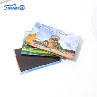 Rectangle personnalisé sublimation acrylique blanc magnétique souple nickelé brillant logo personnalisé pays aimant promotionnel