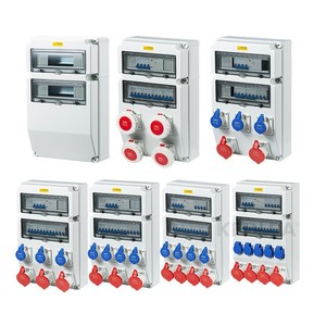 Không thấm nước treo tường công nghiệp ổ cắm di động chuyển đổi hộp phân phối điện thiết bị kiểm tra cho các trang web xây dựng - Product Image 1