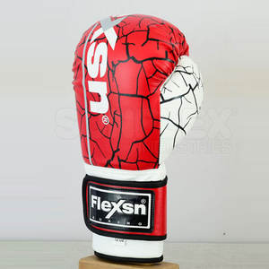 Guantes de boxeo para adultos de calidad superior de cuero PU de 14Oz y 16oz Último diseño Patrón impreso para deportes de artes marciales Pedido mínimo bajo - Product Image 5