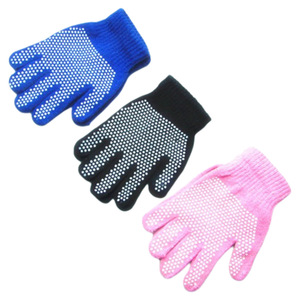 Vente en gros de gants de cyclisme antidérapants en tricot néon d'hiver pour enfants, mitaines de vélo de montagne à pois pour les scènes de ski décontractées en plein air - Product Image 5