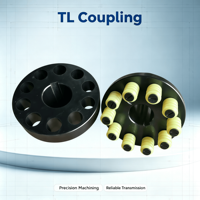 Accouplement en acier TL Pin-Bush de marque SFS, type rigide, structure à boulons, couple élevé, garantie 1 an, prix avantageux