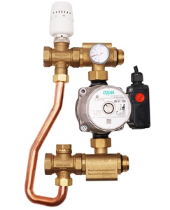 Unité de mélange, collecteur de <span class=keywords><strong>chauffage</strong></span> par le <span class=keywords><strong>sol</strong></span>, <span class=keywords><strong>pompe</strong></span> de mélange d'eau, <span class=keywords><strong>prix</strong></span> d'usine - Product Image 1