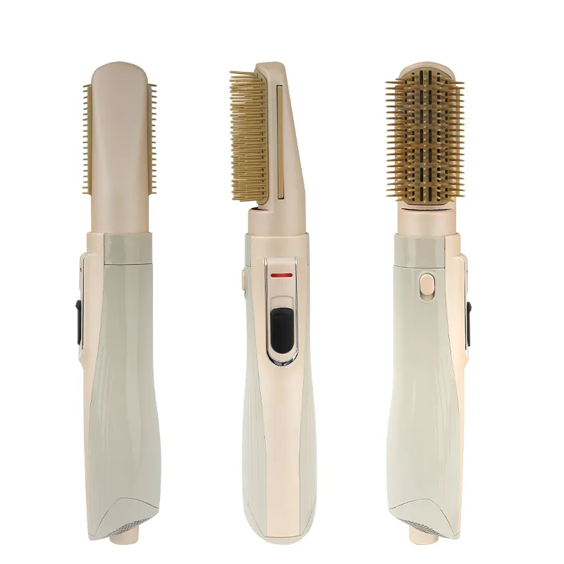 Round Rotating Electric Comb 1000W 220V Hair Dryer Professional Salon One-step Hair Dryer Brush Hot Air Brush Straightener Comb