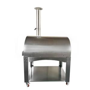 เตาพิซซ่าเตาไฟทำจากไม้ใช้กลางแจ้งทำจากสแตนเลส KU-006B สำหรับงานปาร์ตี้สวนหลังบ้าน - Product Image 2