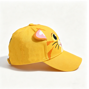 Gorra de Béisbol Vintage Moderna con Diseño 3D de Cara de Animal, Bordado de Animales Adorables, Unisex, para Adultos, Informal, para Exteriores, de Poliéster/Algodón - Product Image 4