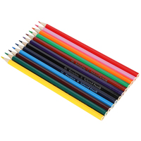 Meilleure impression logo personnalisé 12 crayons de couleur ensemble kirtasiye rnleri gros couleur croquis crayons fournitures scolaires papeterie
