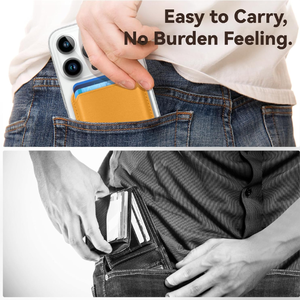 Portefeuille magnétique en cuir vegan avec support de téléphone, anneau magnétique autocollant et fente <span class=keywords><strong>externe</strong></span> pour cartes, compatible avec les téléphones magnétiques - Product Image 5