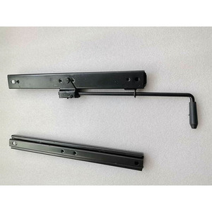 Đen nhẹ thép ô tô Ghế trượt điều chỉnh ghế trượt theo dõi bộ dụng cụ xe Nâng Bộ phận ghế Đường Sắt Thanh trượt - Product Image 5