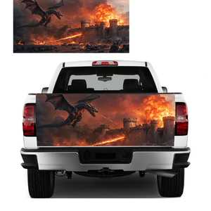 สติกเกอร์ภาพกราฟิกติดกระจกหลังสำหรับติดฟิล์ม3D หน้าต่างไวนิลเจาะรูดีไซน์รูปสัตว์ - Product Image 1