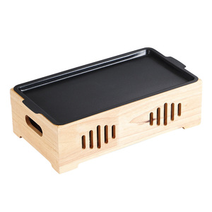 Portable Barbecue Warming Tray Aluminum Alloy Non Stick Rectangular Heating Oven For Kebab Sausage Corn Outdoor Use - Product Image 2
