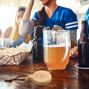 Từ phẳng mở chai rắn và bền gỗ bia mở cho tủ lạnh và RV với Catcher Pop có thể soda có thể mở - Product Image 3