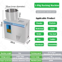 Machine de distribution automatique de sachet de thé de noix d'arachide de poudre de café de sucre Machine de remplissage multifonctionnelle de pesage de rayonnage