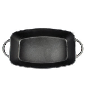 Casserole <span class=keywords><strong>rectangulaire</strong></span> en <span class=keywords><strong>fonte</strong></span> 2 en 1 avec couvercle grill - Product Image 2