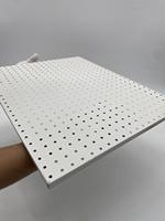 Panneau perforé multifonction en acier, organisateur mural, kit de bureau, panneau à outils pour crochets muraux, présentoir