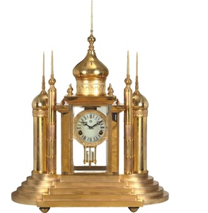Reloj de Mezquita Antiguo con Caja de Latón, con <span class=keywords><strong>Alarma</strong></span> y Sonido a las Medias y Horas, Funciona con Batería - Product Image 2