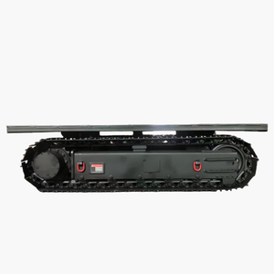 Industrieel Stalen Spoorchassis Voor Materiaalbehandelingskarren Laadtransporters Gevolgd Vrachtvoertuig Gebruikt Stalen Onderstel - Product Image 1