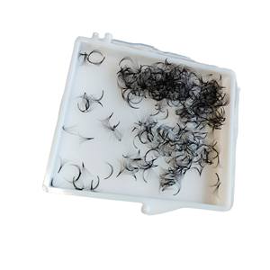 Vietnam-Made 0.05mm 6D/1000 Ventilateurs Extensions de cils préfabriqués Ventilateurs de volume à tige courte et longue B C CC D M L LB LC LI LJ Tige courte et longue - Product Image 1