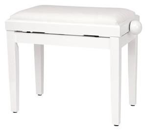 Banc de piano pliable blanc brillant certifié CE commande en gros accessoire d'instrument de musique pour voyage 100 + unités - Product Image 1