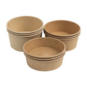 กล่องอาหารกระดาษคราฟท์แบบใช้แล้วทิ้งรักษ์โลก ทรงสี่เหลี่ยมผืนผ้า พร้อมฝาปิด กันน้ำมัน กันรั่วซึม เกรดสำหรับอาหาร บรรจุภัณฑ์อาหารแบบนำกลับบ้าน - Product Image 6