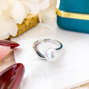 แหวนเงินแท้ S925 รุ่นหางปลา ขนาด 7-9 มม. แบบแบน 1902 สำหรับงาน DIY ตกแต่งทันสมัย - Product Image 4