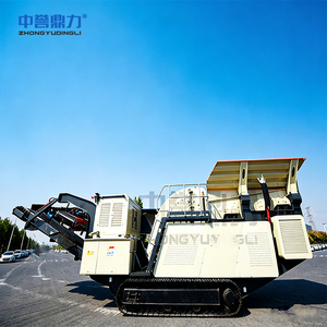 Mobile Raupenbrecher Tragbare Steinbrechmaschine für Bergbau, Steinbruch und Bauschuttrecycling mit Kiefer- und Hammerbrecher - Product Image 3