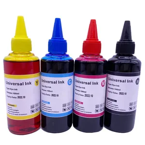 Kit isi ulang tinta Dye Universal botol 100ML untuk Epson Canon HP Brother Samsung Lexmark Dell Kodak tinta berbasis Dye massal
