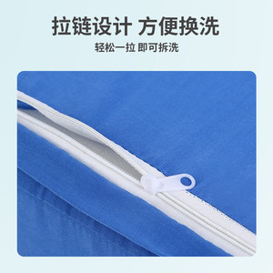 U Shape Anti Decubitus <b>Foam</b> <b>Pad</b> For Hands And Feet Positioning Massage Support Blue Fabric Single - Product Image 5