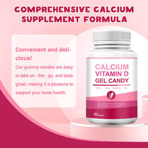 Caramelo de goma OEM ODM personalizado etiquetado privado mejor sabor calcio vitamina D3 para niños y adultos - Product Image 5