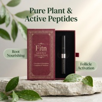 Sérum de croissance et d'hydratation des cils à l'huile de ricin végétalienne, marque privée, résultat rapide, qualité professionnelle, service OEM